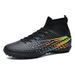 New soccer shoes men and women long spikes broken spikes adult sports shoes large size artificial grass training shoes_desvips.com