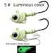 Fish Lead Head Hook With UV Soft Large Weight 40g 30g Luminous Bait Zhoushan Sea Fishing Bass Lure_desvips.com
