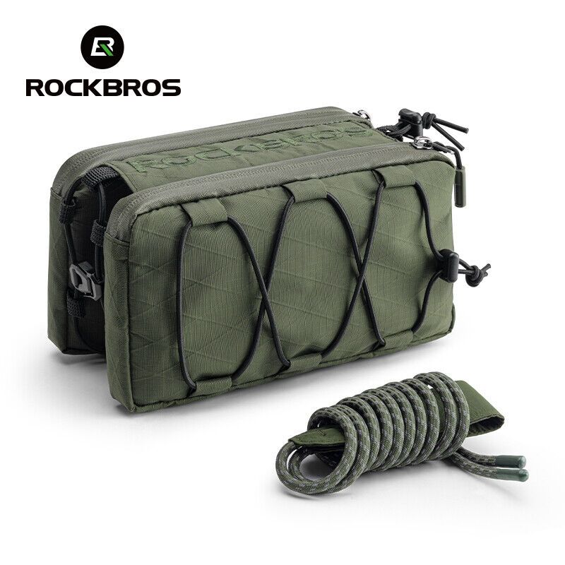 ROCKBROS 1L Bicycle Double Frame Bag Top Tube Bag Front 5 Color Road Bike, MTB_desvips.com