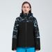 New Snowwear Women's Windproof, Waterproof, Wear-resistant Clip Cotton Warm Veneer Double Board Snow Coat_desvips.com