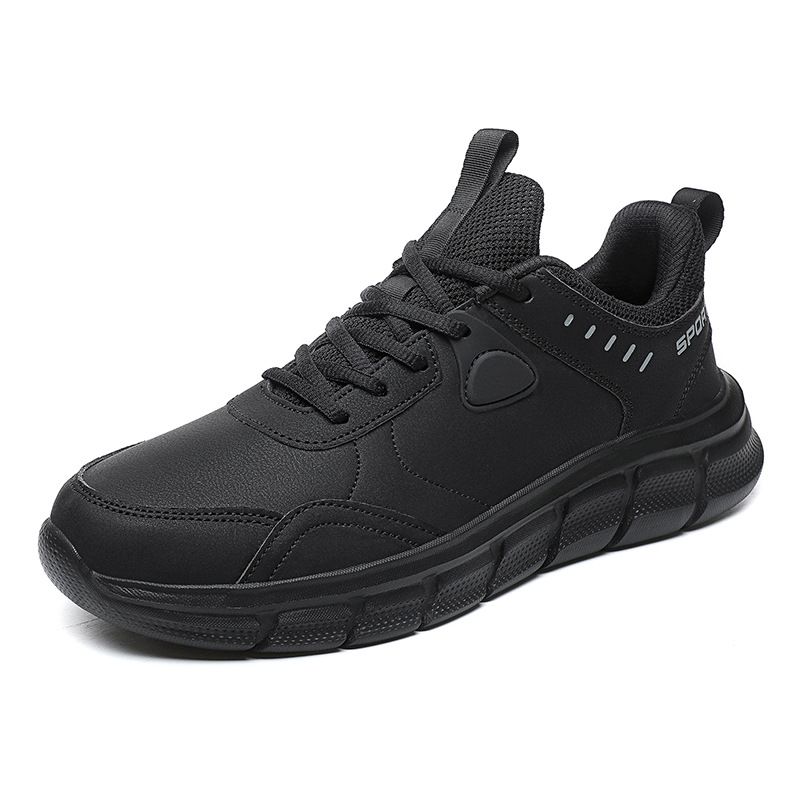Men's shoes Leather-top running casual sneakers for students soft-soled travel shoes for men_desvips.com