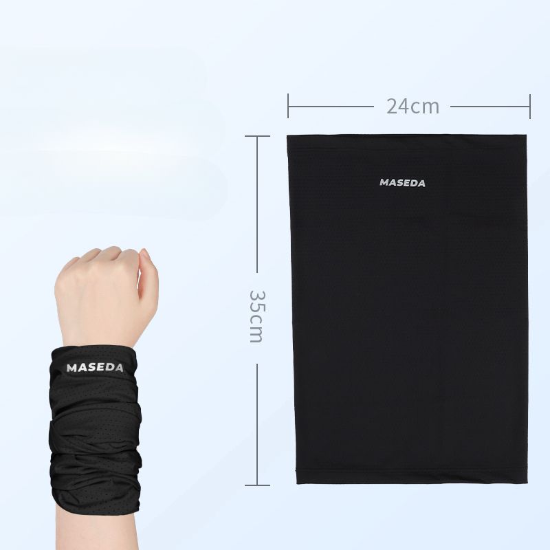 Cooling Wristband Wrist Sports Fitness Badminton Running Sweat Absorbing Feel Quick-Dry Ice Towel_desvips.com