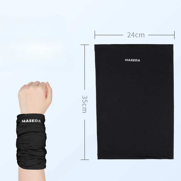 Cooling Wristband Wrist Sports Fitness Badminton Running Sweat Absorbing Feel Quick-Dry Ice Towel_desvips.com