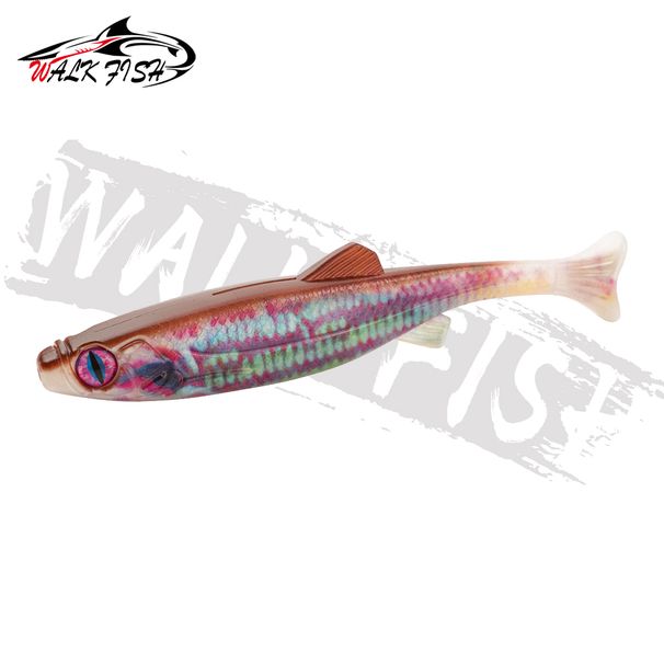 WALK FISH 1Pcs 19cm 63g Soft Fishing Lure Plastic Swimbait Shad Paddle T Tail Soft Bait Pike Trout Bass Perch Artificial Bait_desvips.com