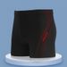 Men's Quick-Dry Boxer Briefs Professional Racing Swim Plus Size Hot Spring Swimming Trunks_desvips.com