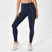 LazyZoom Color-Block Eco-Friendly Fabric Slimming High-Waist Yoga Outfit For Women Tight-Fitting Versatile Fitness Sports Set_desvips.com