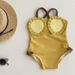 Baby For Girls, Summer Outfit, Thin And Stylish Cute Infant One-Piece Swimsuit With Straps_desvips.com