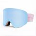Explosive snow goggles Sports magnetic ski goggles bezel-free double-layer anti-fog ski products_desvips.com