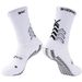 Men's Mid Calf Soccer Socks Thickened Terry Cloth Sole Non Slip Breathable Running Sports Socks With Adhesive Dotting_desvips.com