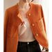 Women's Clothing Early spring fashion colors wool jacket tweed jacket _desvips.com