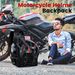 Motorcycle Backpack Helmet Bag, Large Capacity Waterproof Men's Helmet Backpack, Motorcycle Accessories Helmet Storage_desvips.com