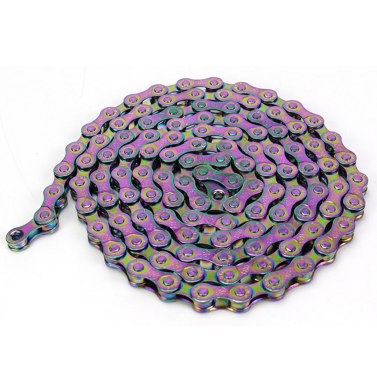 Quality 6, 7, 8 Universal Rainbow Color Dazzling Variable Speed Mountain Road Bicycle Chain_desvips.com