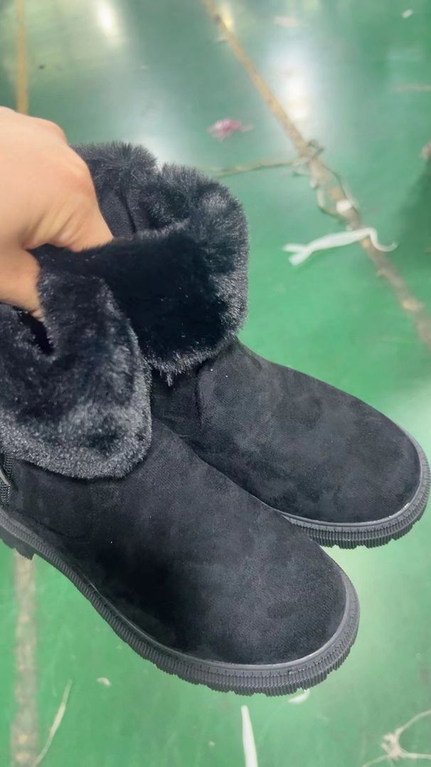 Winter New Cotton Shoes With Extra Wool And Thick Women's Casual Short Boots_desvips.com
