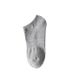 White Women's Boat Socks, Black Men's Mid Tube Solid Color Cotton Socks, Versatile Basketball Sports Shallow Mouth Design Socks_desvips.com