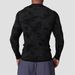 KOOSSOASIS American Seamless Jacquard Sports Casual Core-Absorbing Long-Sleeve T-Shirt Slim Fit Quick-Drying Fitness Training Top 1083_desvips.com