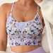 Women's Floral Print Push Up Bra Cross Strap Thin Strap Backless Yoga Vest Fitness Underwear Spring Summer New Arrival_desvips.com