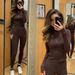 Women's Activewear Sports Jacket Zipper Cardigan Long Sleeve Slim Fit Fitness Top Yoga Set_desvips.com