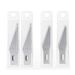 Engraving Non-Slip Metal Knife Kit + 40/10pcs #11 Blades Cutter Craft Knives For Mobile Phone PCB Repair Hand Tools_desvips.com