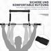 Klimmzugstange Multifunktions-Trainingshalterung Türreck Aus Stahl Mit Schaumstoffgriffen Schwarz Grau 92x40x17cm Für Fitness Zuhause_desvips.com