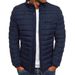 Autumn Winter New Solid Color Jacket Simple And Elegant Men's Cotton Coat_desvips.com