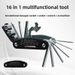 Zero Time Difference New Multi-Functional Folding Screwdriver Set Household Universal Hex Key Combination Wrench_desvips.com
