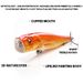 VTAVTA 8.5cm 13.5g Popper Bait Rattlin Crankbaits Fishing Lure Topwater Floating Popper Pesca Wobbler For Pike Fishing Tackle_desvips.com