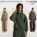 001 ARTIE Men's Clothing | 2025 Autumn Winter New BOXY Short Wide Version Fleece Distressed Hooded Sweatshirt_desvips.com