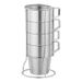304 Stainless Steel Double-Wall Camping Cup Set - 4/6 Pack, Heat-Insulated & Portable For Coffee, Tea & Outdoor Activities_desvips.com
