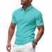 Cross-border Summer Hot Sale European Size Mesh Men's Polo Shirt Casual Golf Quick-drying Short-sleeved T-shirt Men_desvips.com