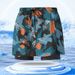 Men's Swim 2025 New Adult Double Layer Anti-Embarrassment Trunks Hot Spring Plus Size Quick-Dry Swimming Gear_desvips.com