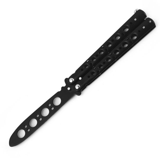 Foldable Butterfly Knife Trainer Stainless Steel Portable Training Tool Cosplay Accessories Practice Knifes For Outdoor_desvips.com