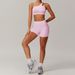 Breathable Cloud-Like Quick-Dry Yoga Set With Pocket – Seamless Running & Fitness Outfit For Women_desvips.com