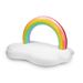 Swimming Rings Super Large Thickened Rainbow Island Water Floating Bed Rainbow Cloud Inflatable Floating Drainage Floating Lounge Chair Swimming Ring_desvips.com