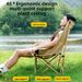 Outdoor Folding Moon Portable Camping Fishing Stool Picnic Art Sketching Reclining Chair_desvips.com