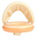 Pool & Accessories Baby Swim Ring With Sun Canopy Striped Inflatable Pool Float Seat With Handles For Toddlers_desvips.com