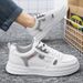 Zhuba Autumn Waterproof Non-Slip Casual Versatile White Student Sneakers Men's Lightweight Trendy Sports Shoes_desvips.com
