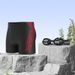 Men's Plus Size High-Waisted Swim Trunks Quick Drying Ice Silk Anti-Estrogenic Swimming Trunks_desvips.com