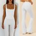 Women's Yoga Outfit Set Long Pants Flared Sports Vest Quick Drying Pilates Running Top Fitness Gym Workout Clothes_desvips.com
