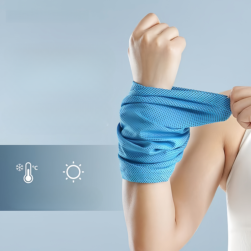 Quick-Dry Ice Fitness Sweat-Absorbing Portable Outdoor Running Sports Wrist Sweat Towel Water-Absorbing Heat-Resistant_desvips.com