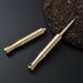 Pure Brass Tea Needle With Detachable Hidden Design For Creative Storage, Paracord Knife Pendant, CNC Machined EDC Equipment, Self_desvips.com