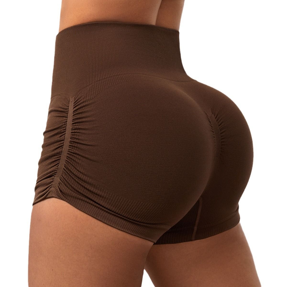 Yoga Pants For Women High Waisted Quick Dry Tight Fitness Running Sports Pants Hip Lifting Peach Hip Ribbed_desvips.com