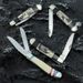 Bull Bone Horn Outdoor Folding Portable Wilderness Survival Multifunctional Keychain Military Pocket Knife_desvips.com