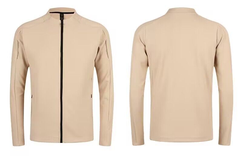 Men's Clothing Sports Jacket Leisure Running Round Neck Zipper Cardigan Sweater Quick-Drying Fitness Breathable_desvips.com