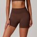 dfyne Sports For Women High Waist Yoga Pants No Embarrassing Lines Butt-Lifting Peach Butt Fitness Shorts_desvips.com
