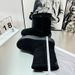 New Winter Thick-Soled Mid-Calf Snow Boots For Women, Lamb Wool Short Boots, Height Increasing, Non-Slip,_desvips.com