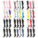 Sports pressure socks Multi-colored men's and women's outdoor running stockings_desvips.com