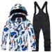 NOKO-New Children's Ski Suits, Boys' And Girls' Two-piece Outdoor Thickened Warm Ski Suits._desvips.com