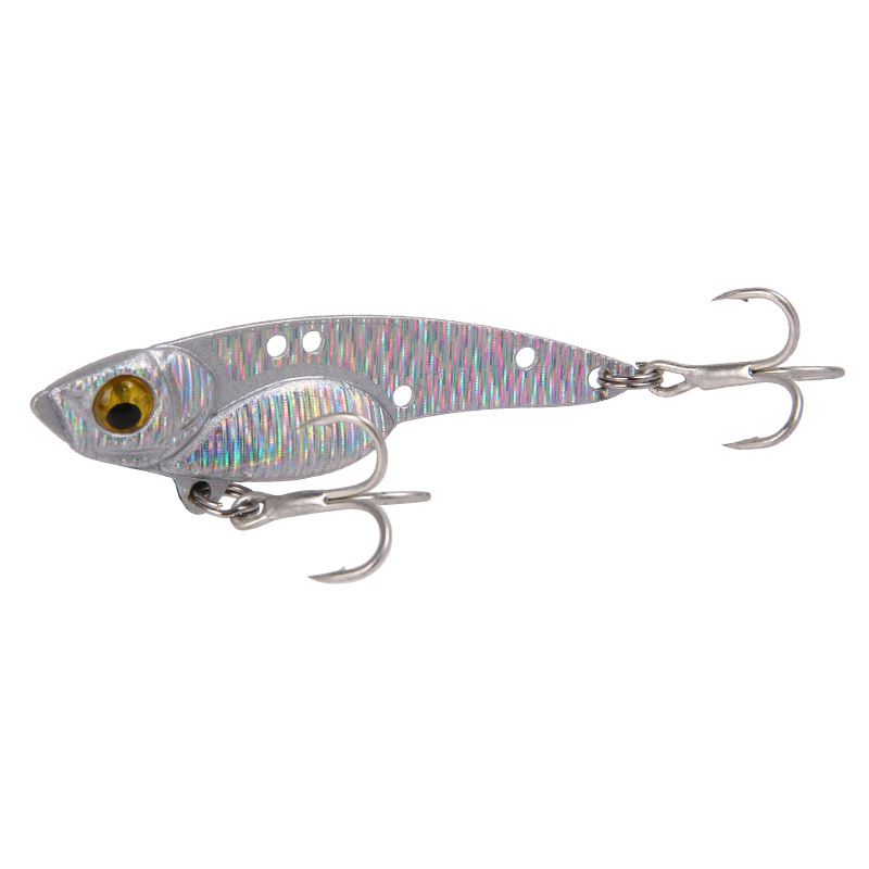 New Lure Bait Vibration Small Snake Dragon Tooth VIB Metal Blood Groove Hook Long Throw Sea Fishing Freshwater Croaker Fishing Gear_desvips.com