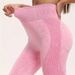 Yoga Pants Seamless Yoga Pants, Sand Washed, Quick Drying, High Waisted, Hip Lifting, Tight Fitting, Lettered Running Sports Fitness Pants For Women._desvips.com