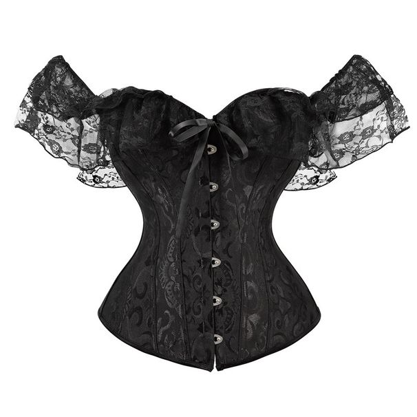 Underbust Shapers Corset Waist Trainer Gothic Shapewear Women Clothing Sexy Clothes Vintage Y2k Tops Streetwear Party_desvips.com